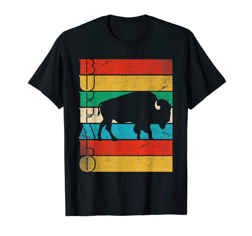 Buffalo 70S Distressed Stripes T-Shirt - Trendy Graphic for Adults - T-Shirt, Sweatshirt, Hoodie
