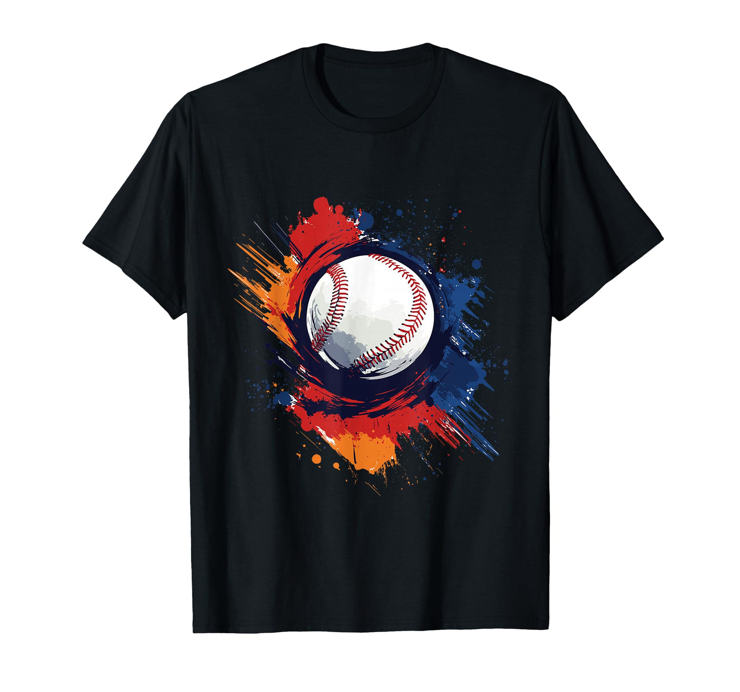 Colorful American Baseball Team T-Shirt - Casual Everyday Wear Unisex - T-Shirt, Sweatshirt, Hoodie