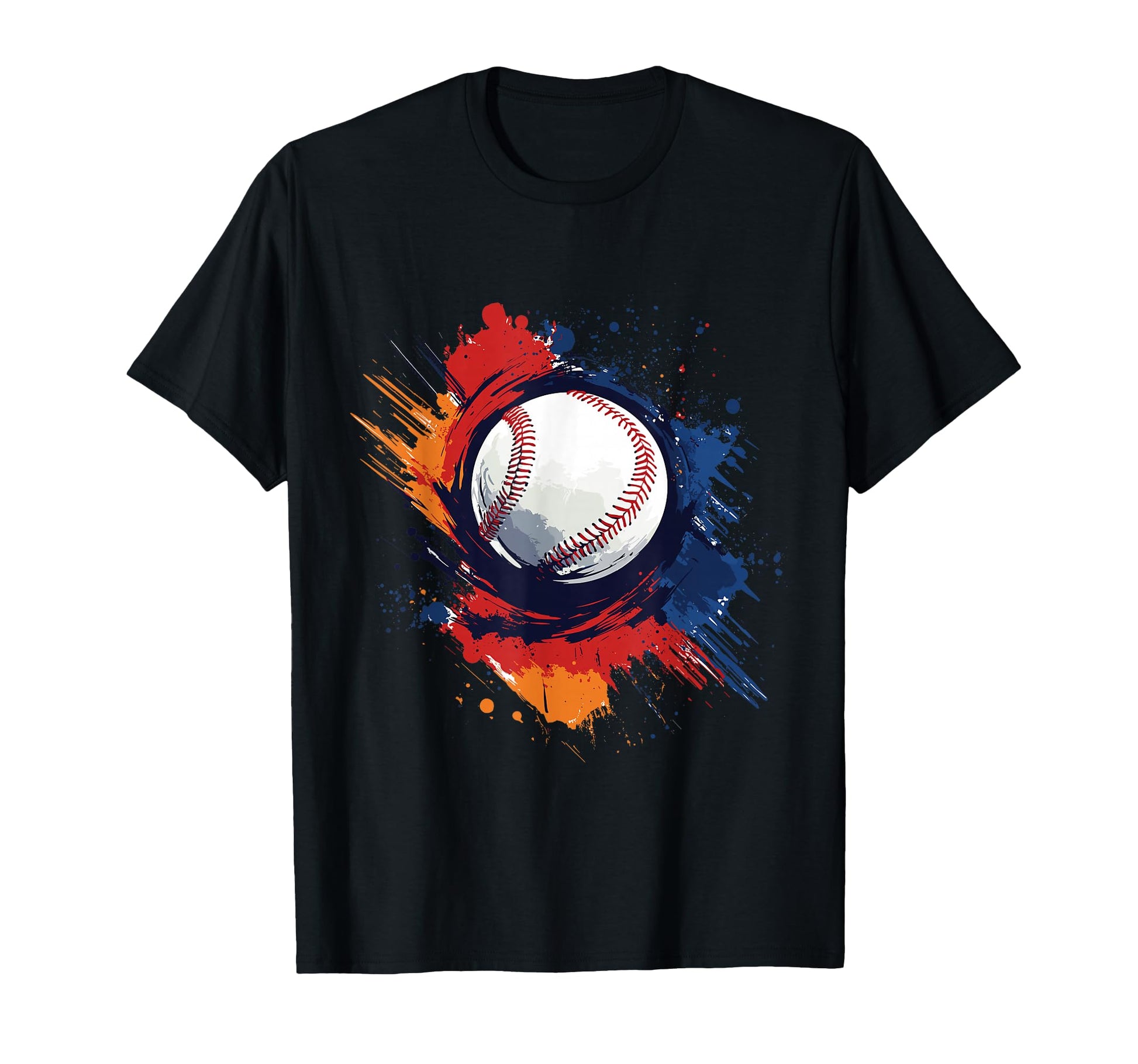 Colorful American Baseball Team T-Shirt - Casual Everyday Wear Unisex - T-Shirt, Sweatshirt, Hoodie