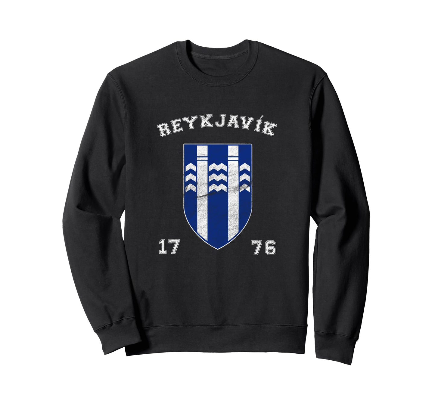 Varsity Shield Reykjavik Iceland Sweatshirt - Unique Graphic for Adults - T-Shirt, Sweatshirt, Hoodie