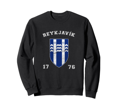 Varsity Shield Reykjavik Iceland Sweatshirt - Unique Graphic for Adults - T-Shirt, Sweatshirt, Hoodie