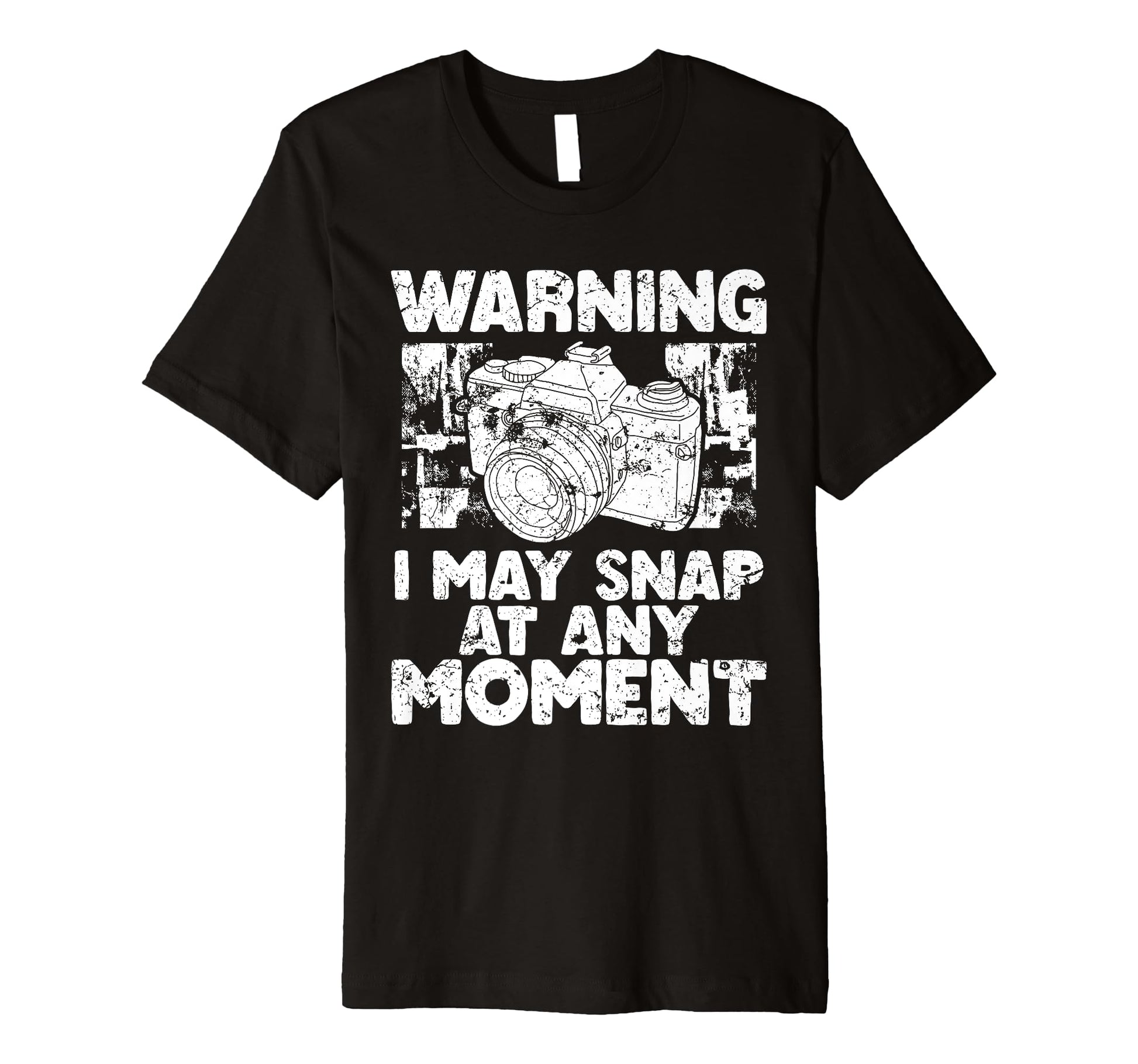 Photo Camera Photographer Flash T-Shirt - Minimalist Print Men Women - T-Shirt, Sweatshirt, Hoodie