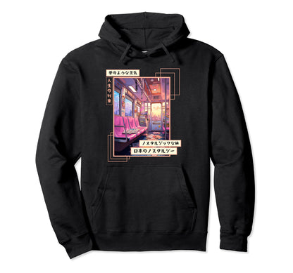 Japanese Aesthetic Subway Streetwear Hoodie - Unique Graphic Men Women - T-Shirt, Sweatshirt, Hoodie