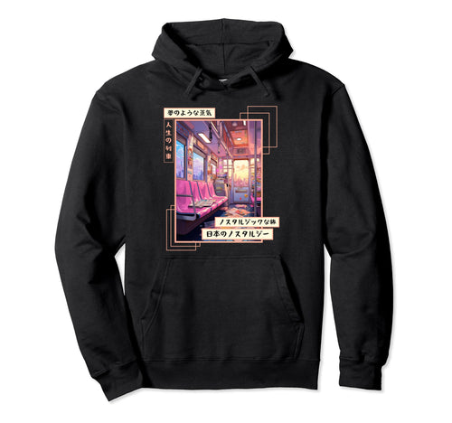 Japanese Aesthetic Subway Streetwear Hoodie - Unique Graphic Men Women - T-Shirt, Sweatshirt, Hoodie