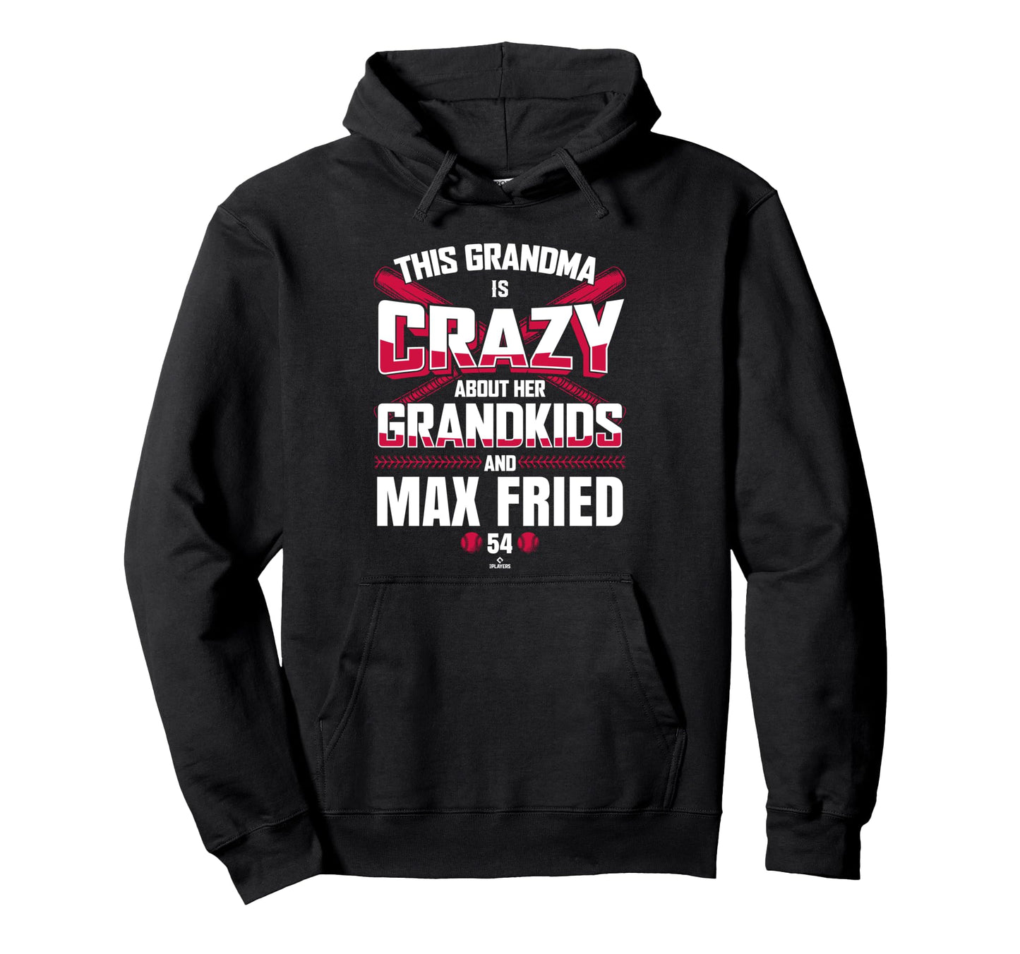 Grandma Crazy Max Fried Atlanta Hoodie - Fun Novelty Design for Adults - T-Shirt, Sweatshirt, Hoodie