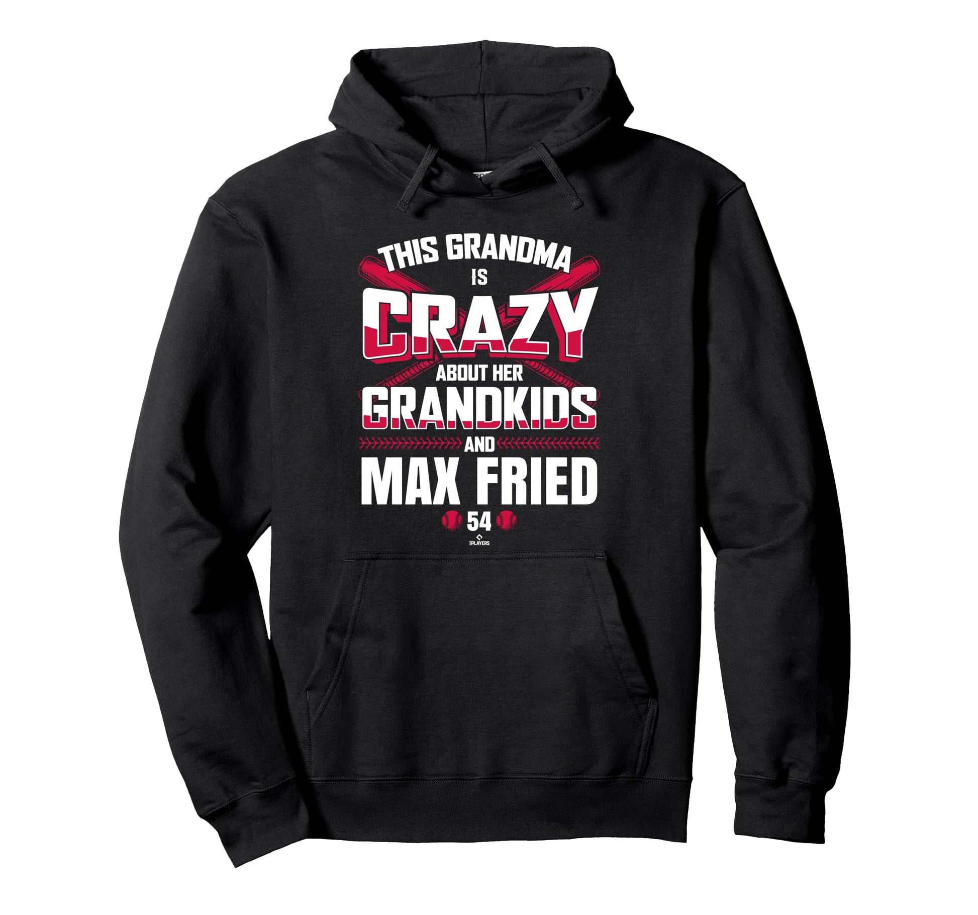 Grandma Crazy Max Fried Atlanta Hoodie - Fun Novelty Design for Adults - T-Shirt, Sweatshirt, Hoodie