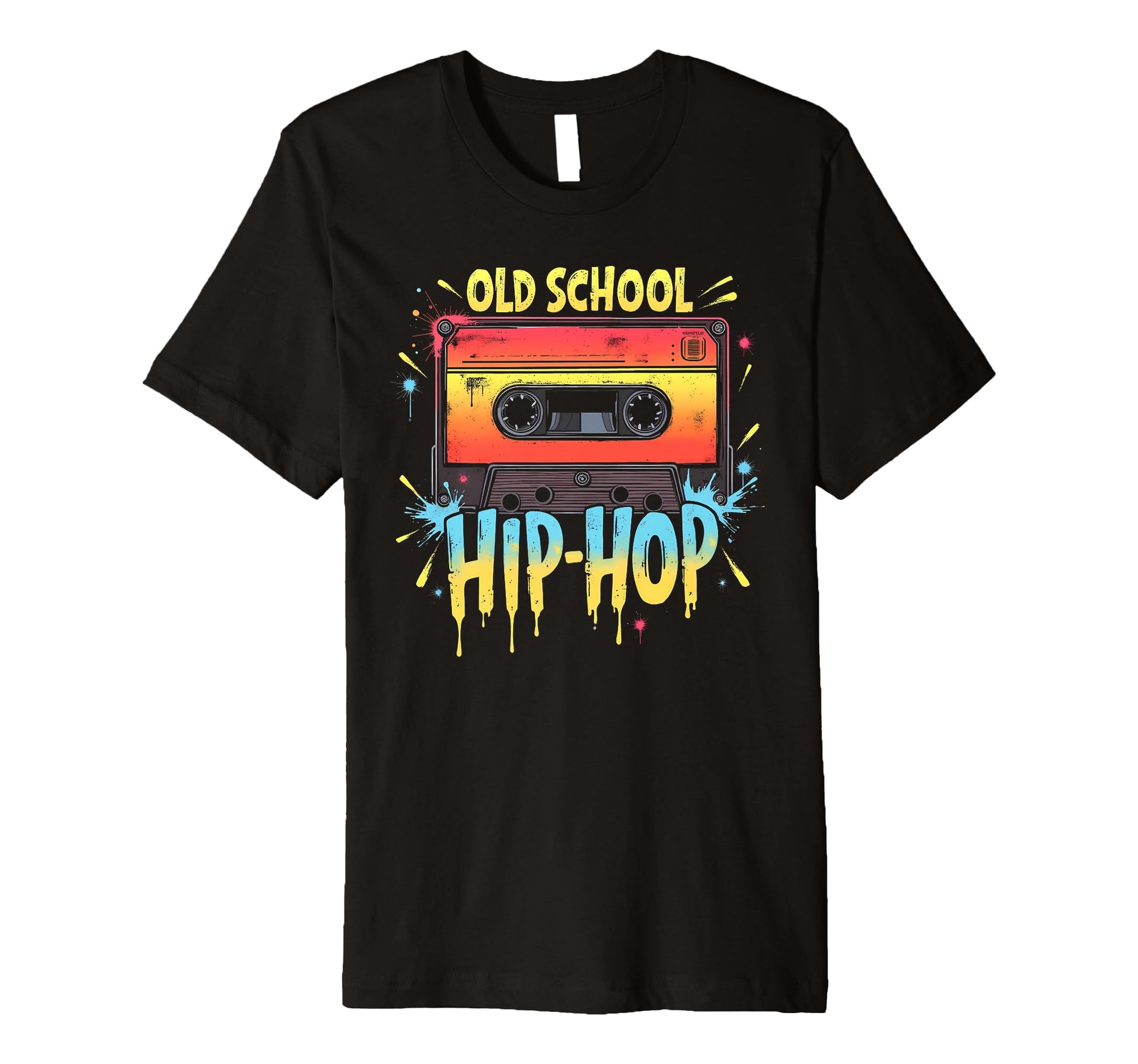 Graffiti Old School Hiphop Cassette T-Shirt - Streetwear Style for Adults - T-Shirt, Sweatshirt, Hoodie