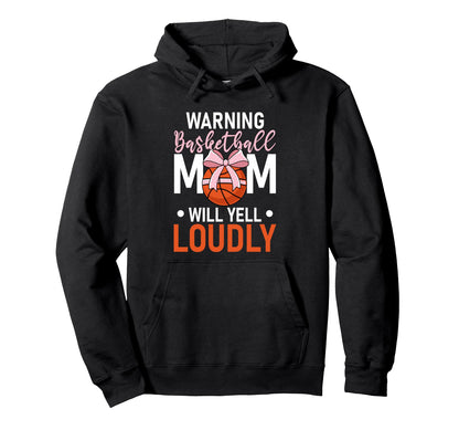 Game Day Basketball Mom Hoodie - Graphic Print Unisex - T-Shirt, Sweatshirt, Hoodie