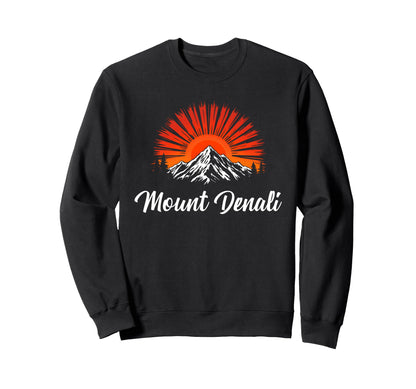 Mount Denali I Alaska Outfit I National Sweatshirt - Trendy Graphic Unisex - T-Shirt, Sweatshirt, Hoodie