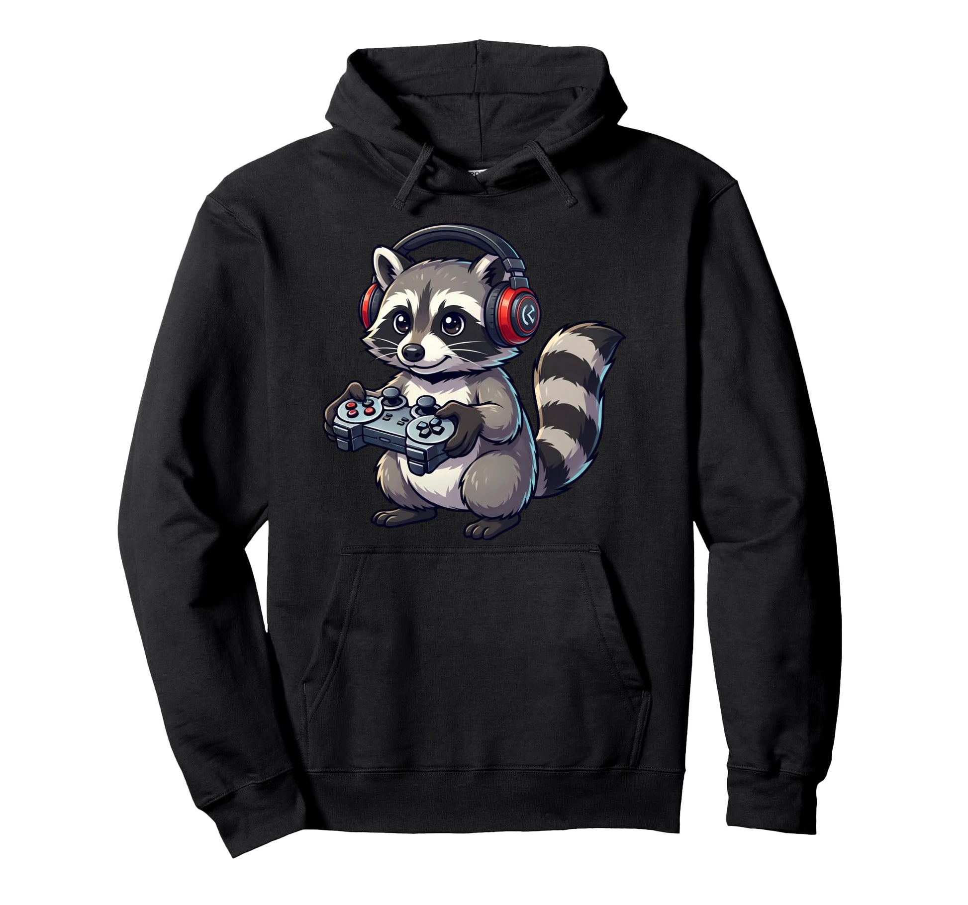 Raccoon Funny Video Games Raccoon Gamers Hoodie - Streetwear Style Unisex - T-Shirt, Sweatshirt, Hoodie
