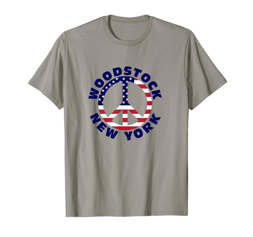 Usa Woodstock Ny American Love Peace T-Shirt - Unique Graphic for Adults - T-Shirt, Sweatshirt, Hoodie