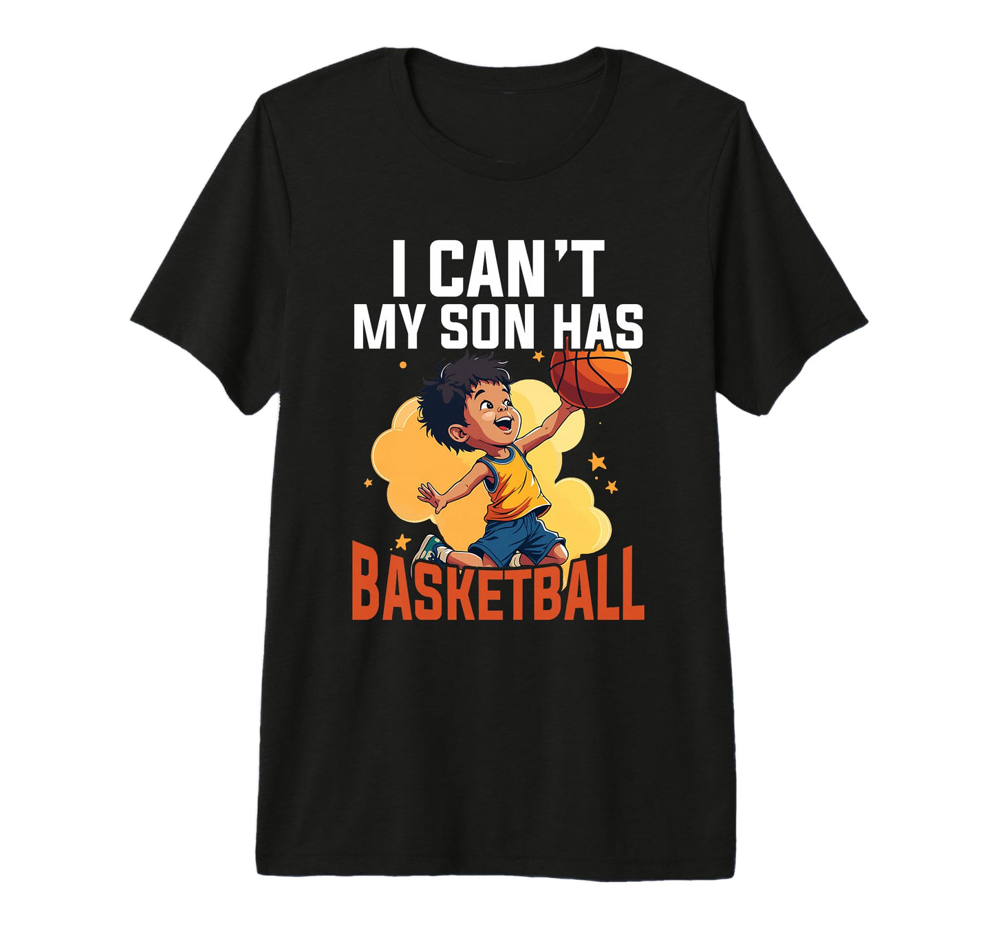 Game Day Basketball Mom Tri Blend T-Shirt - Graphic Print Men Women - T-Shirt, Sweatshirt, Hoodie