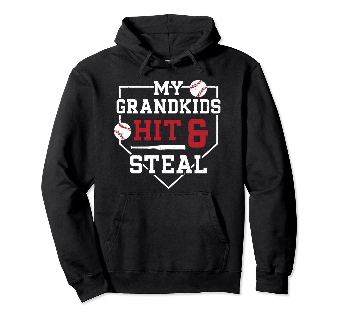 Baseball Grandpa Funny Grandpa Hoodie - Custom Art Print Men Women - T-Shirt, Sweatshirt, Hoodie
