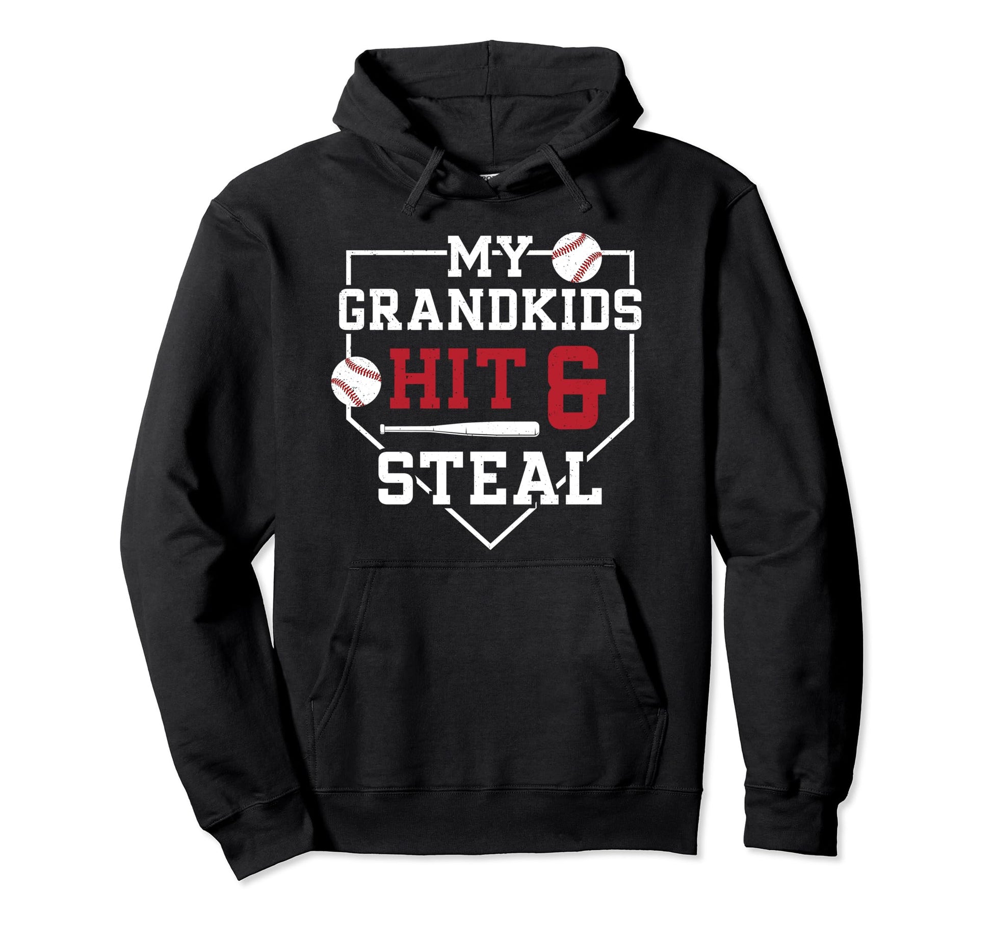 Baseball Grandpa Funny Grandpa Hoodie - Custom Art Print Men Women - T-Shirt, Sweatshirt, Hoodie