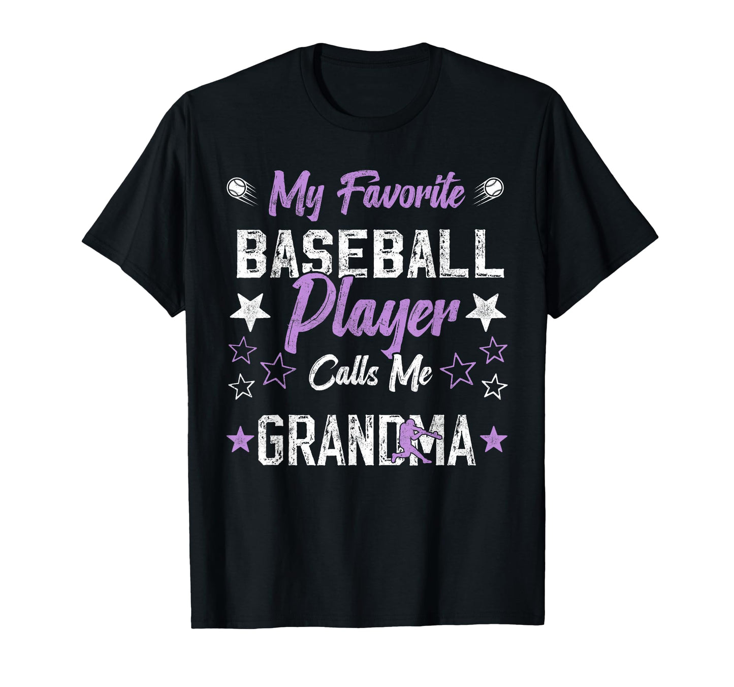 My Favorite Baseball Player Calls T-Shirt - Fun Novelty Design for Adults - T-Shirt, Sweatshirt, Hoodie