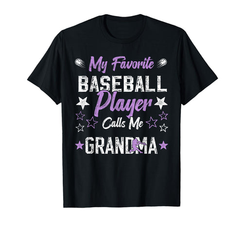 My Favorite Baseball Player Calls T-Shirt - Fun Novelty Design for Adults - T-Shirt, Sweatshirt, Hoodie