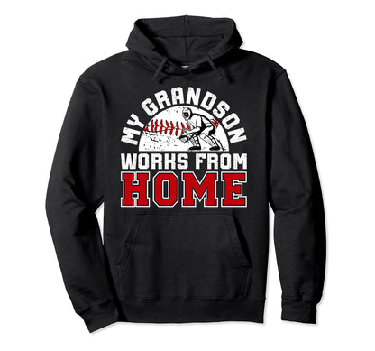 My Grandson Baseball Catcher Gigi Hoodie - Minimalist Print for Adults - T-Shirt, Sweatshirt, Hoodie