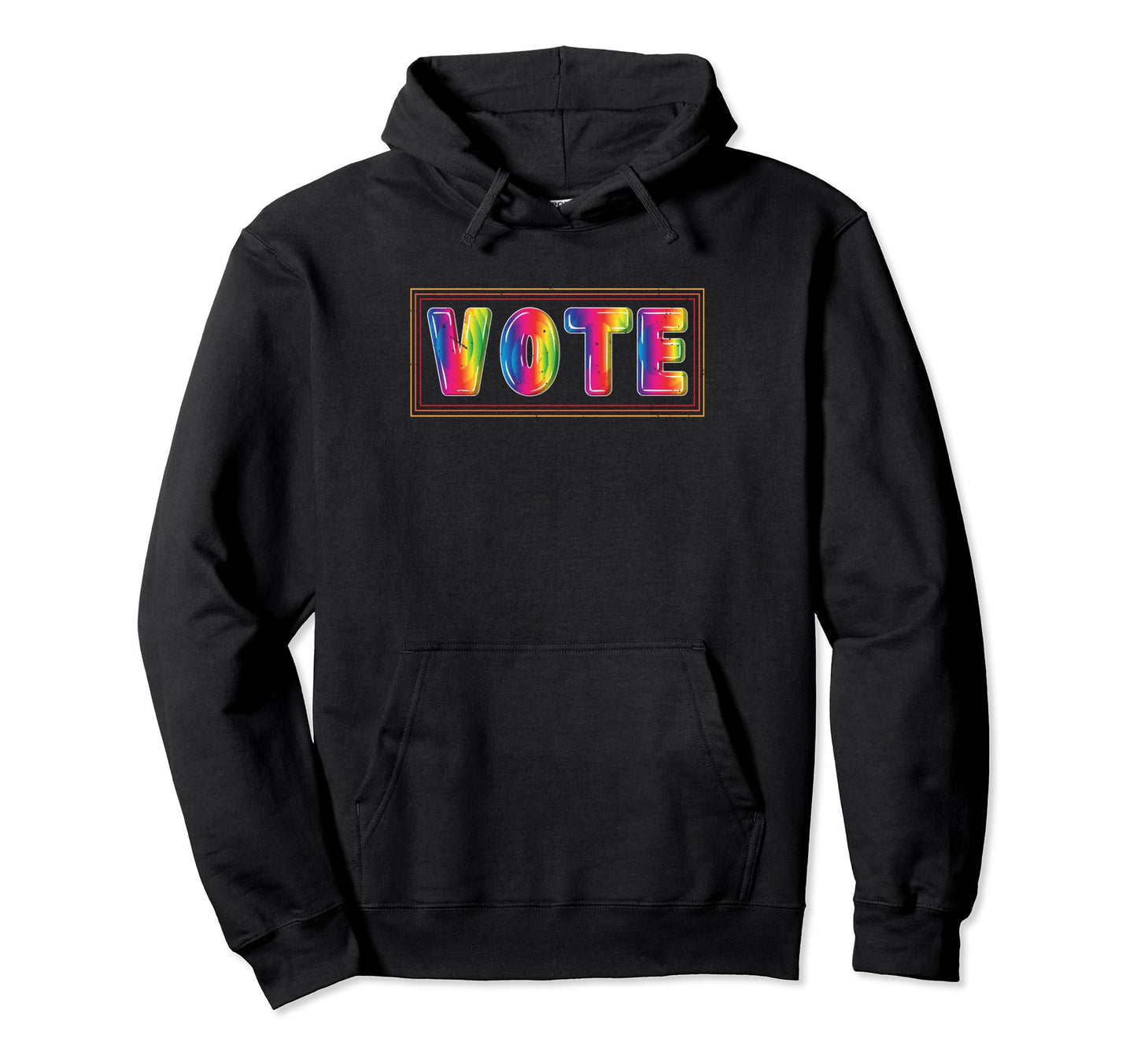 Rainbow Vote Lgtbq Rights Hoodie - Streetwear Style Unisex - T-Shirt, Sweatshirt, Hoodie