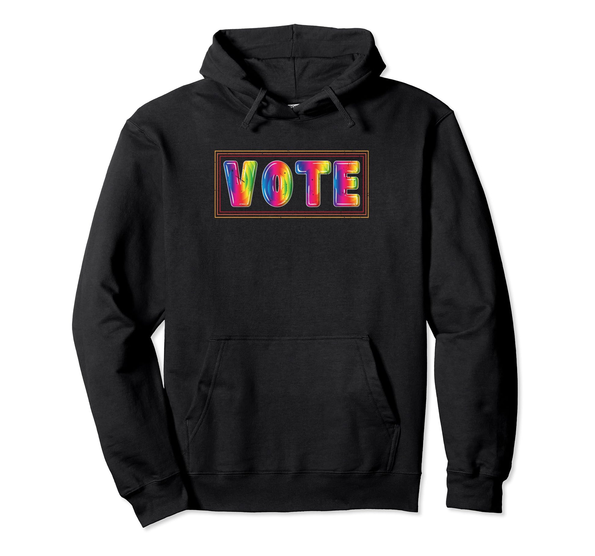 Rainbow Vote Lgtbq Rights Hoodie - Streetwear Style Unisex - T-Shirt, Sweatshirt, Hoodie