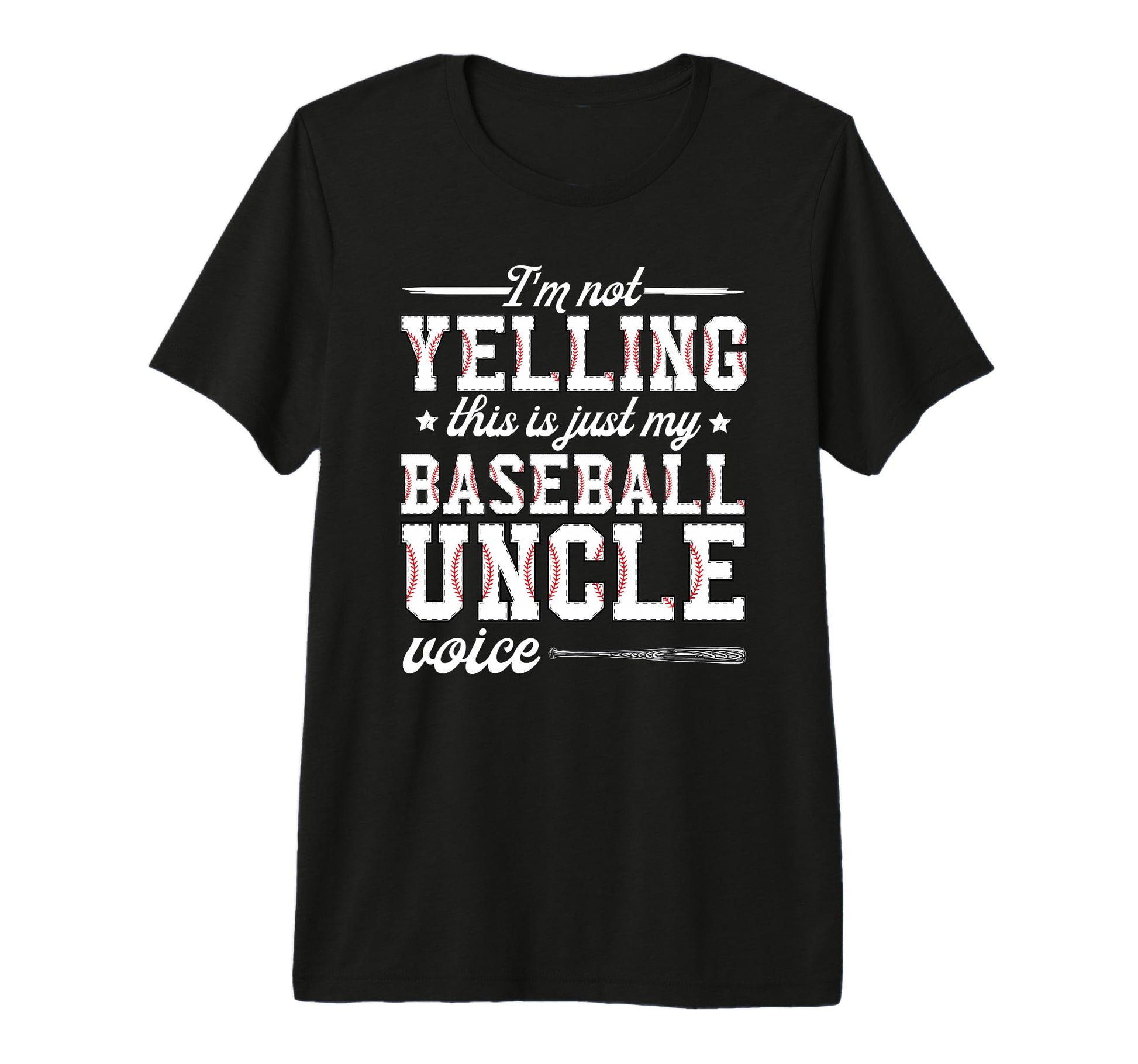 Mens My Baseball Uncle Voice Uncle T-Shirt - Trendy Graphic Men Women - T-Shirt, Sweatshirt, Hoodie