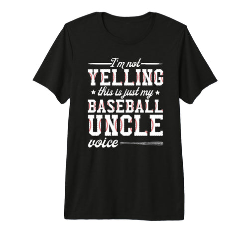 Mens My Baseball Uncle Voice Uncle T-Shirt - Trendy Graphic Men Women - T-Shirt, Sweatshirt, Hoodie