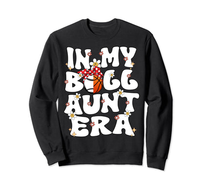 My Ball Aunt Era Groovy Baseball Sweatshirt - Custom Art Print for Adults - T-Shirt, Sweatshirt, Hoodie