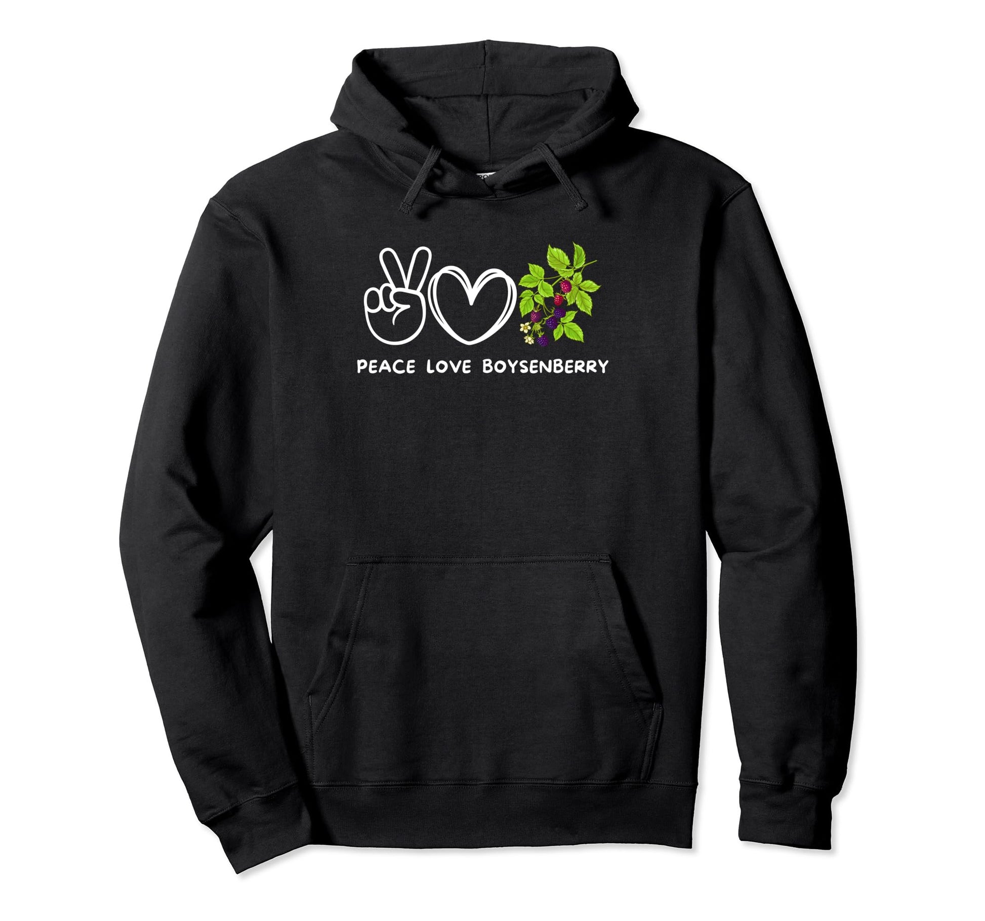 Peace Love Boysenberry Boysenberry Lover Hoodie - Graphic Print Unisex - T-Shirt, Sweatshirt, Hoodie