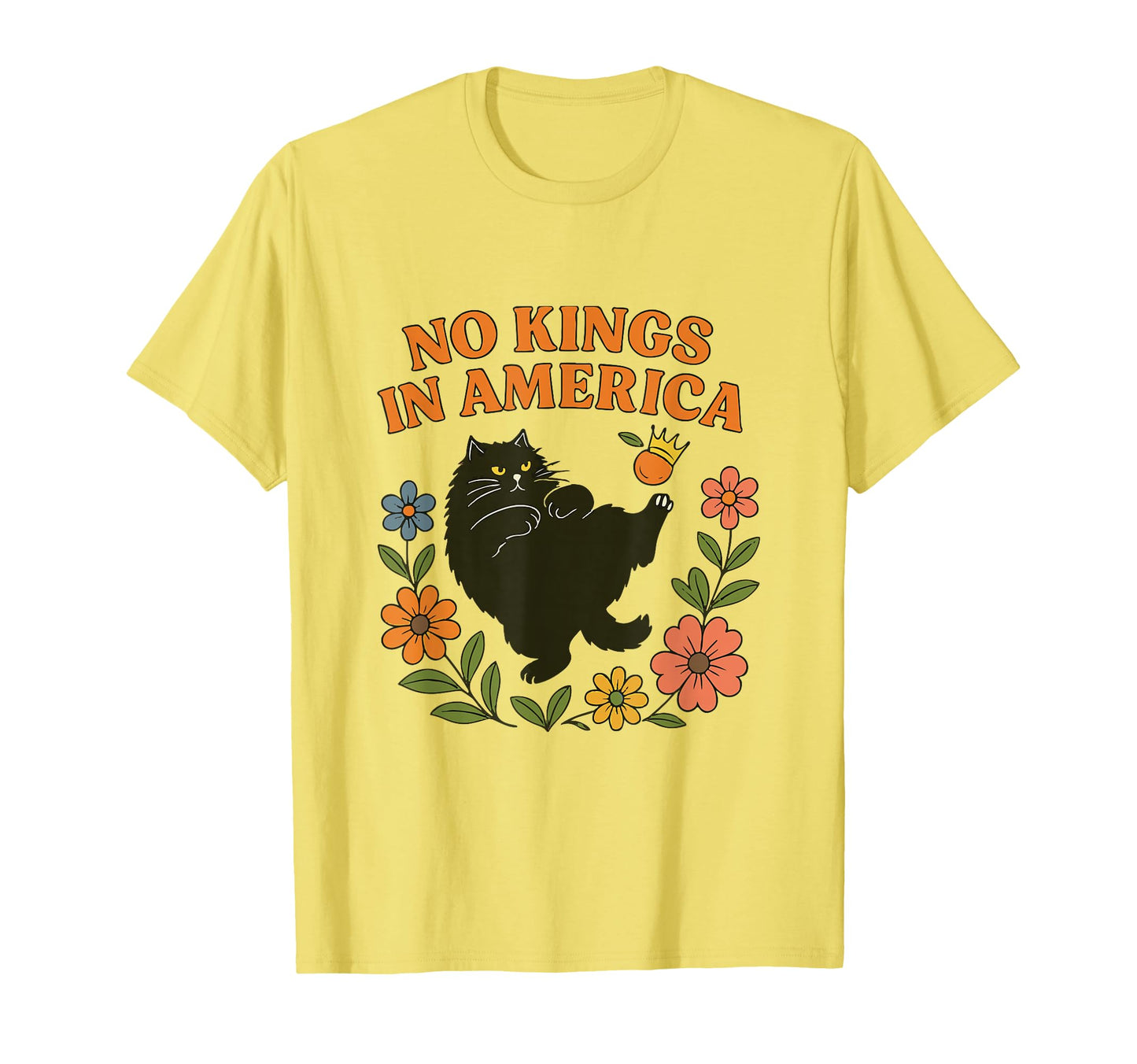No Kings America We People Boho Floral T-Shirt - Custom Art Print Men Women - T-Shirt, Sweatshirt, Hoodie