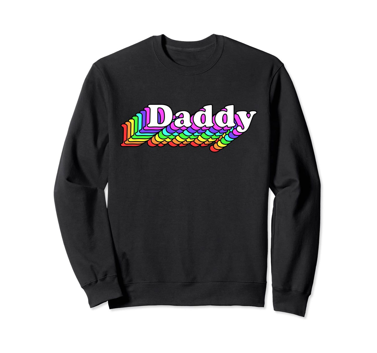 Daddy Gay Daddy Bear Lgbt Rainbow Sweatshirt - Streetwear Style for Adults - T-Shirt, Sweatshirt, Hoodie