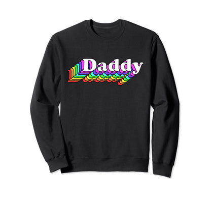 Daddy Gay Daddy Bear Lgbt Rainbow Sweatshirt - Streetwear Style for Adults - T-Shirt, Sweatshirt, Hoodie