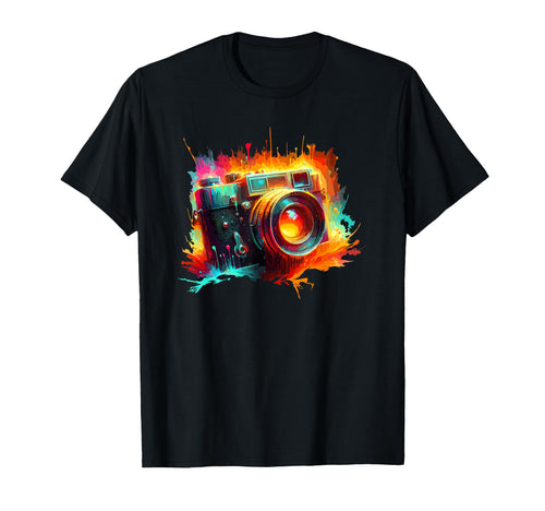 Camera Photographer Photography T-Shirt - Unique Graphic for Adults - T-Shirt, Sweatshirt, Hoodie