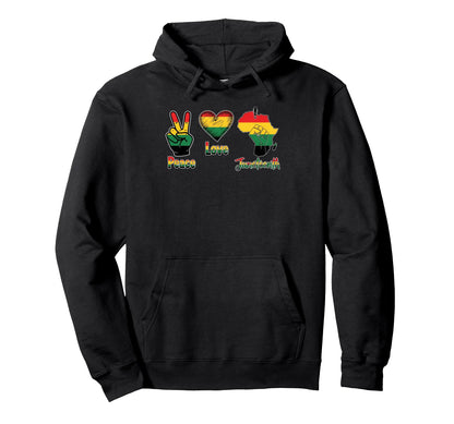 Junenteeth Shirts Celebrating Peace Hoodie - Fun Novelty Design Men Women - T-Shirt, Sweatshirt, Hoodie