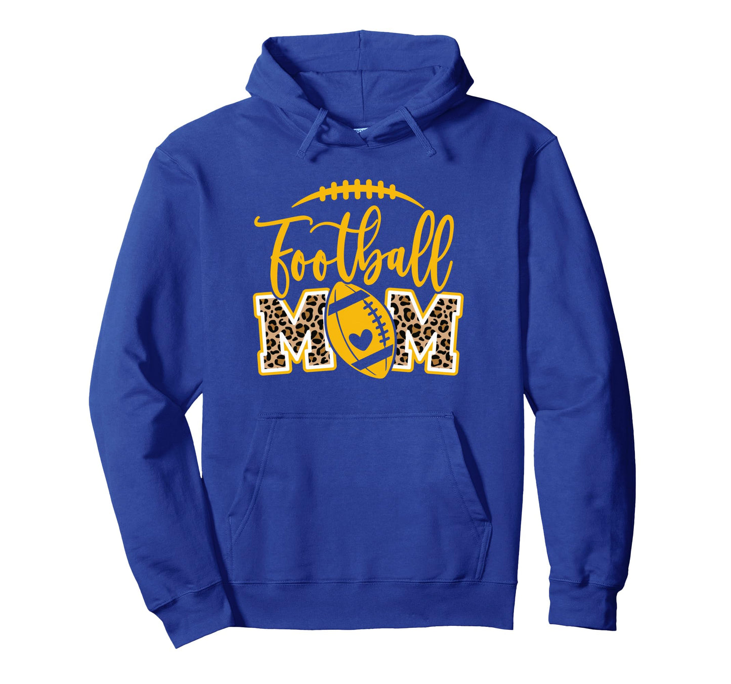 Leopard Royal Blue And Yellow High Hoodie - Custom Art Print Men Women - T-Shirt, Sweatshirt, Hoodie