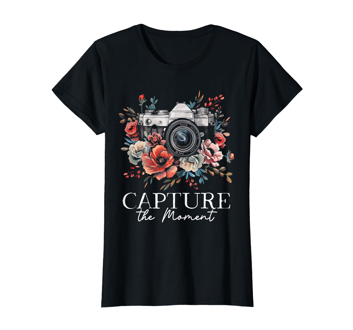 Photographer Capture Moment Camera T-Shirt - Custom Art Print for Adults - T-Shirt, Sweatshirt, Hoodie