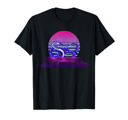 80S Art Reptile Wildlife Snake Zoo T-Shirt - Fun Novelty Design for Adults - T-Shirt, Sweatshirt, Hoodie