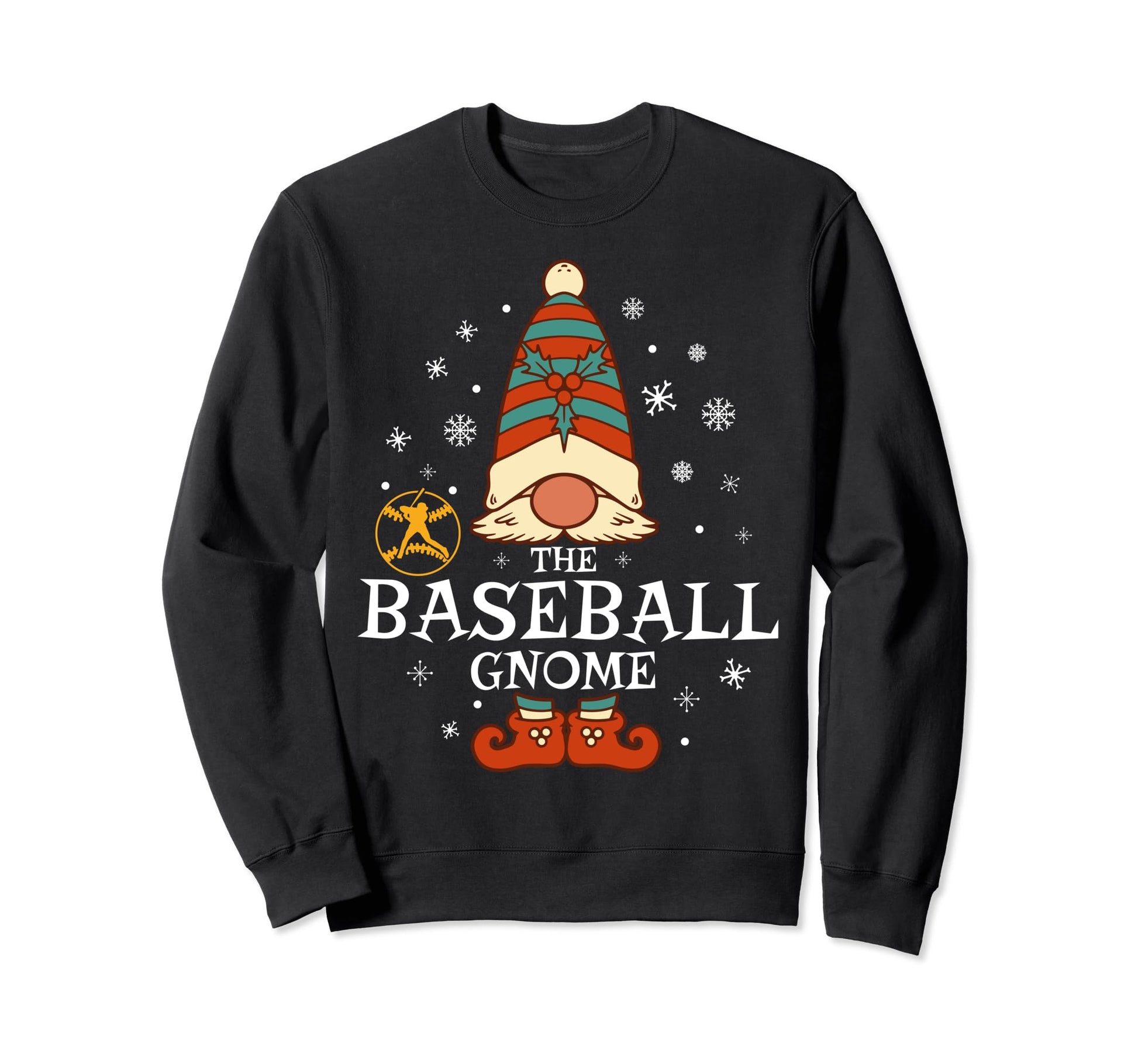 Baseball Gnome Family Matching Sweatshirt - Fun Novelty Design Unisex - T-Shirt, Sweatshirt, Hoodie