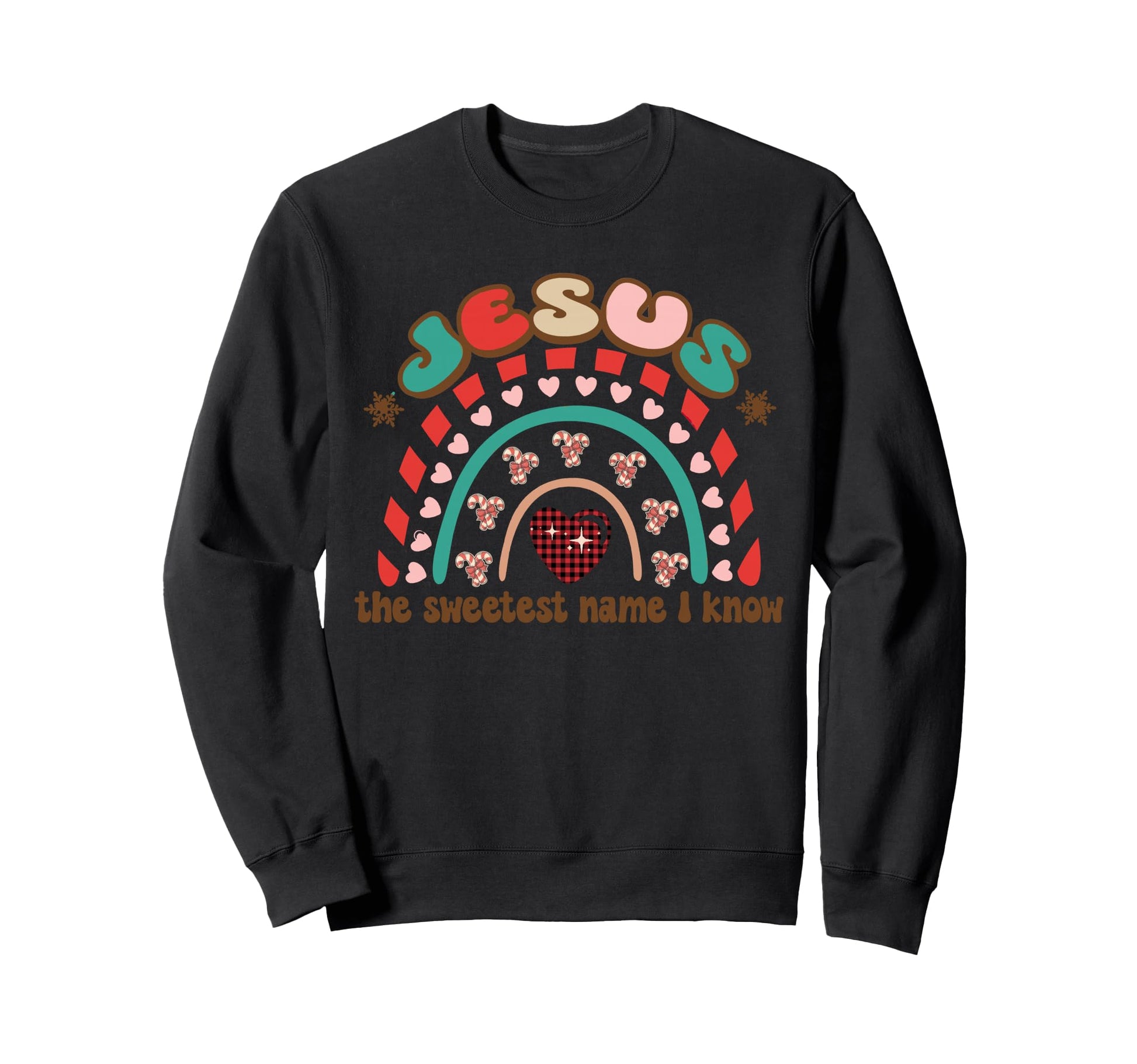 Jesus Sweetest Name I Know Candy Sweatshirt - Aesthetic Graphic Men Women - T-Shirt, Sweatshirt, Hoodie
