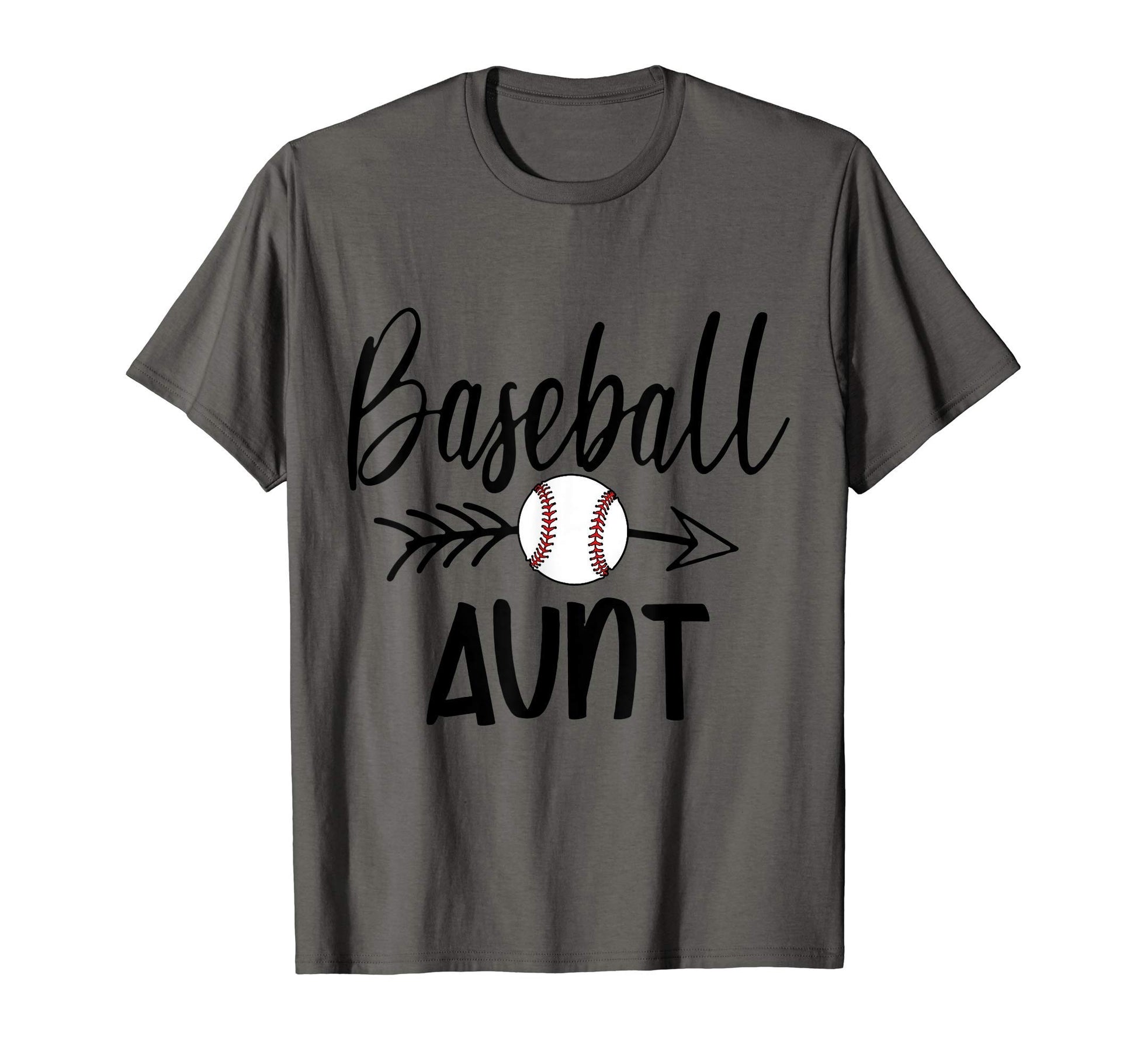 Baseball Aunt Arrow Fathers Mothers T-Shirt - Custom Art Print for Adults - T-Shirt, Sweatshirt, Hoodie