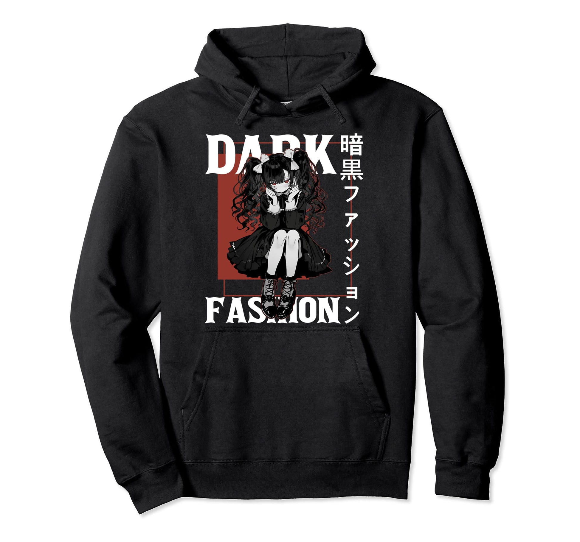Maid Anime Gothic Vaporwave Soft Hoodie - Custom Art Print Men Women - T-Shirt, Sweatshirt, Hoodie