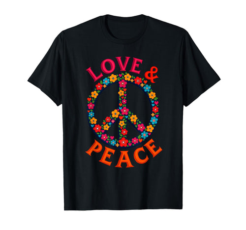 60S 70S Flower Power Groovy Love Peace T-Shirt - Unique Graphic Men Women - T-Shirt, Sweatshirt, Hoodie