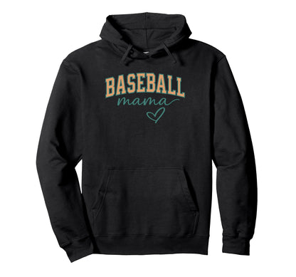 Baseball Mom Baseball Game Day Baseball Hoodie - Novelty Apparel Unisex - T-Shirt, Sweatshirt, Hoodie