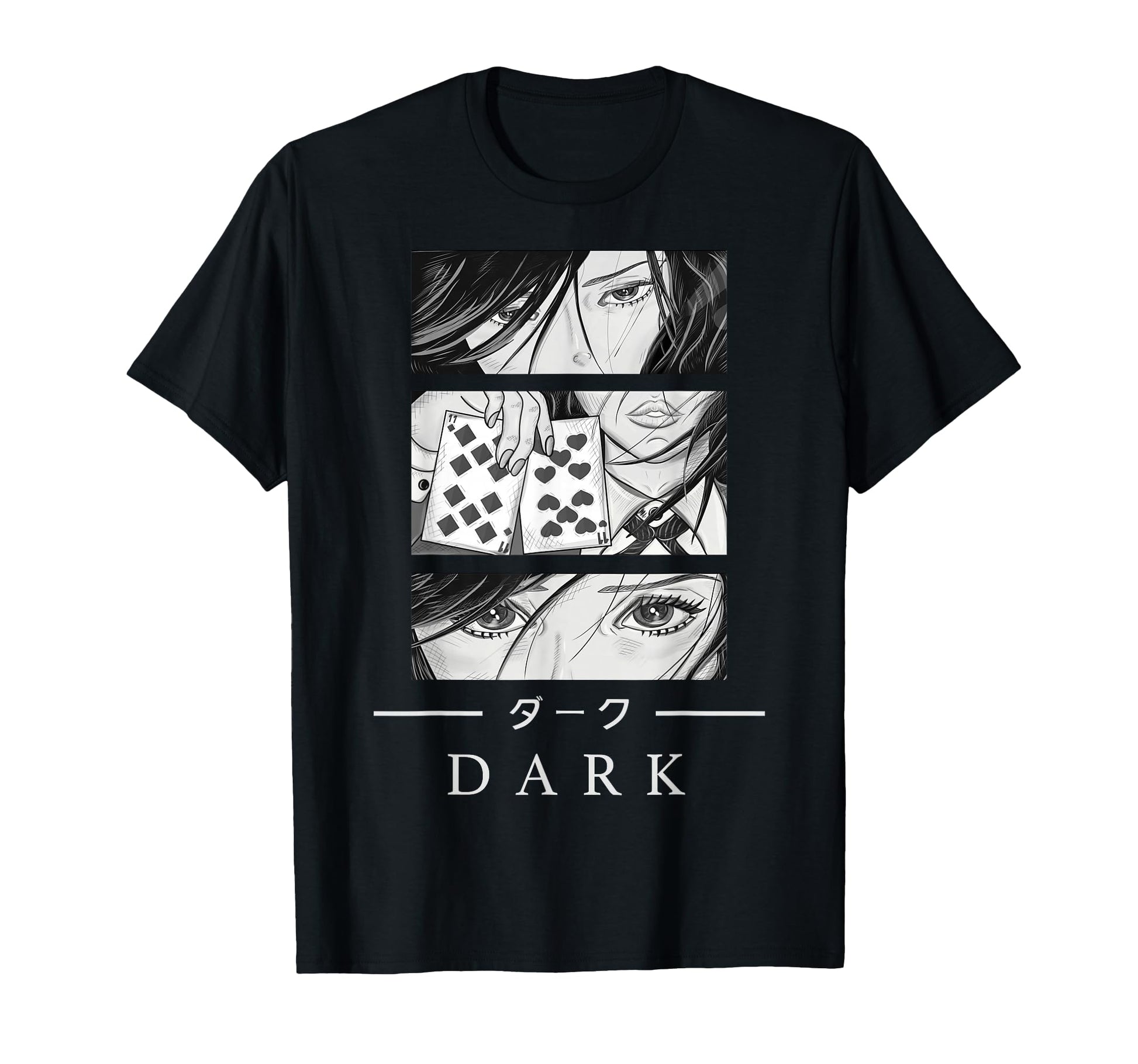 Anime Dark Japanese Art Aesthetic T-Shirt - Fun Novelty Design Unisex - T-Shirt, Sweatshirt, Hoodie