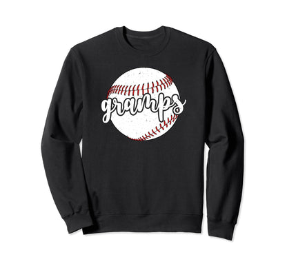 Gramps Proud Baseball Gramps Baseball Sweatshirt - Graphic Print Unisex - T-Shirt, Sweatshirt, Hoodie