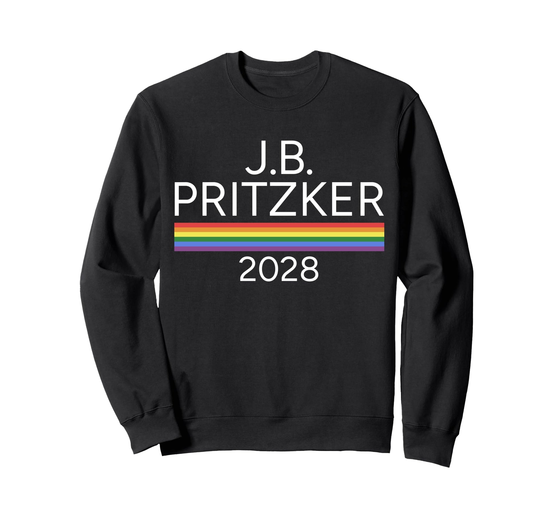 Jb Pritzker 2028 Lgbtq Democrat Sweatshirt - Streetwear Style Men Women - T-Shirt, Sweatshirt, Hoodie