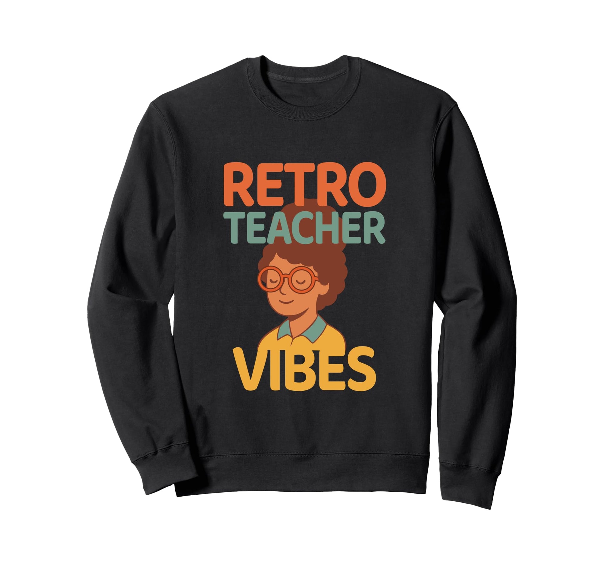 Teacher Vibes Boho Appreciation Sweatshirt - Aesthetic Graphic for Adults - T-Shirt, Sweatshirt, Hoodie