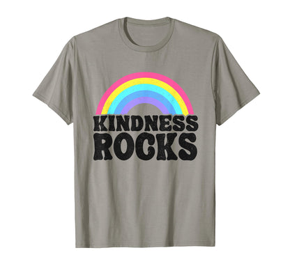Anti Bullying Hippie Teacher Rainbow T-Shirt - Trendy Graphic Unisex - T-Shirt, Sweatshirt, Hoodie