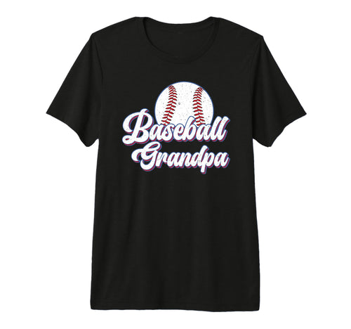 Mens Baseball Grandpa Baseball Player T-Shirt - Custom Art Print Unisex - T-Shirt, Sweatshirt, Hoodie