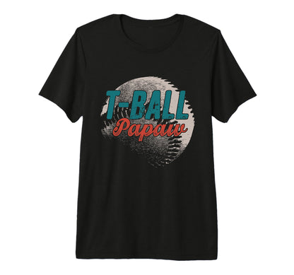 Mens T Ball Papaw Baseball Fathers T-Shirt - Minimalist Print Men Women - T-Shirt, Sweatshirt, Hoodie