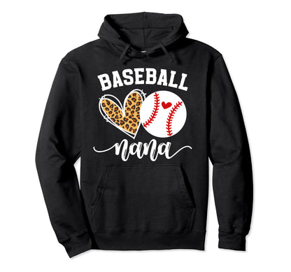 Baseball Nana Proud Nana Baseball Hoodie - Casual Everyday Wear Unisex - T-Shirt, Sweatshirt, Hoodie