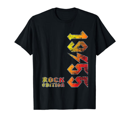 1955 Rock Music Lovers Gift T-Shirt - Minimalist Print for Adults - T-Shirt, Sweatshirt, Hoodie